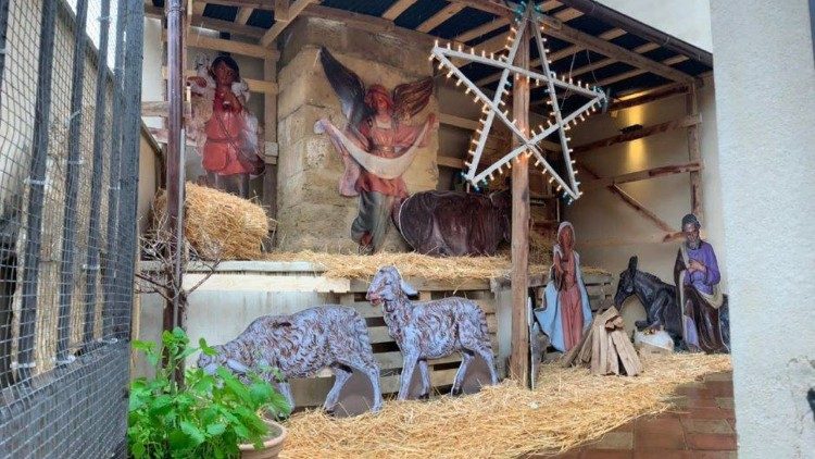 Il presepe ospitato dal Centro antiviolenza del Centro Padre Nostro
