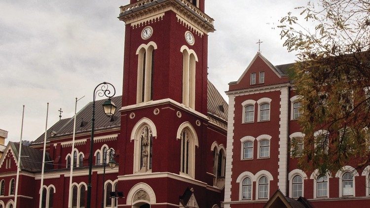 Il campanile della chiesa di Sant'Antonio di Sarajevo