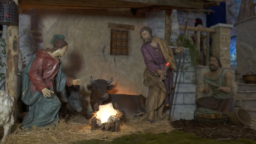 Gambetti: la bella consuetudine del presepe a San Pietro