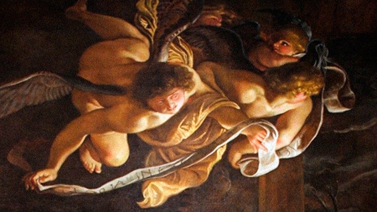 Particolare degli angeli 