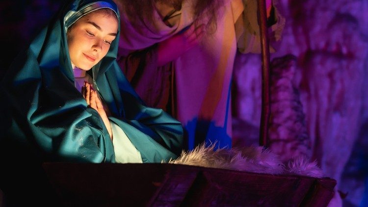 La nativité dans les grottes de Postojna