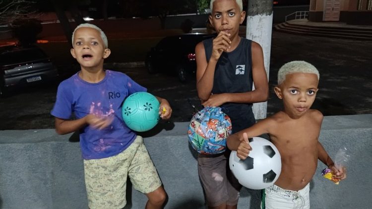 Alegria das crianças