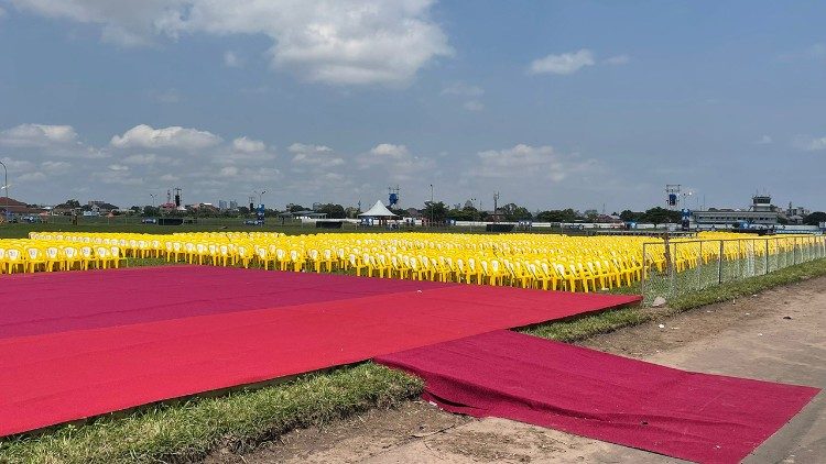 Uwanja wa Ndolo mahali pa Misa ya Papa katika ziara yake ya kitume