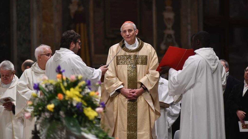 Misa en San Juan de Letrán por 55 aniversario de Sant'Egidio