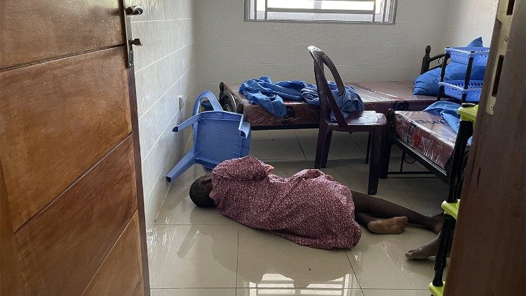 Una de las pacientes del centro Telema