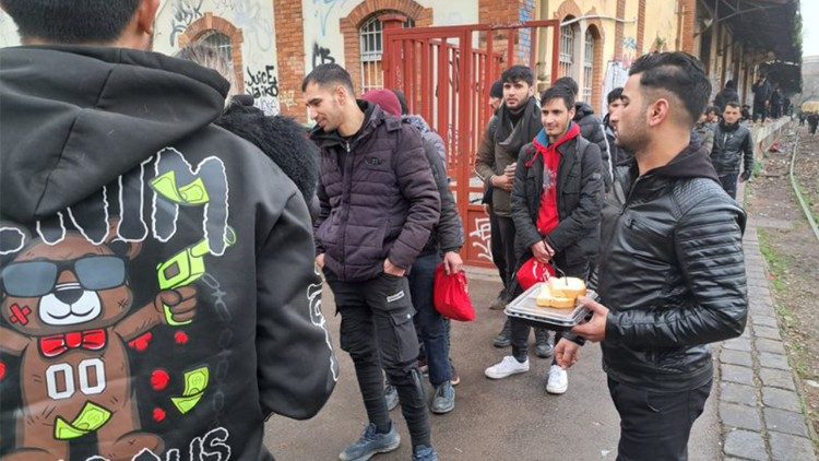 Altre immagini invernali dell'aiuto ai migranti in trnsito a Rijeka-Fiume