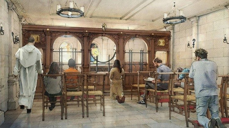 Wizualizacja kaplicy