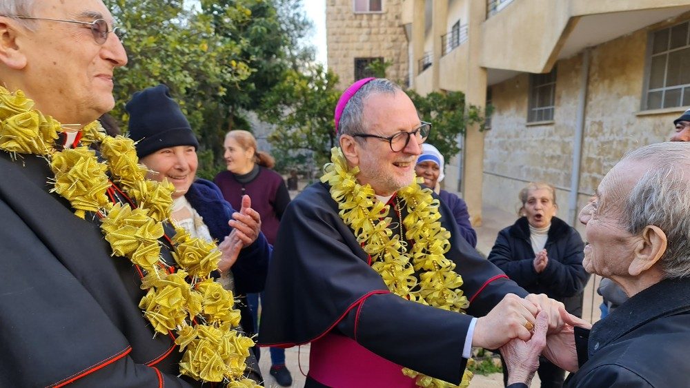 Visit of Archbishop Claudio Gugerotti, prefect of the Dicastery for the Eastern Churches, in earthquake-hit zones of Syria and Turkey