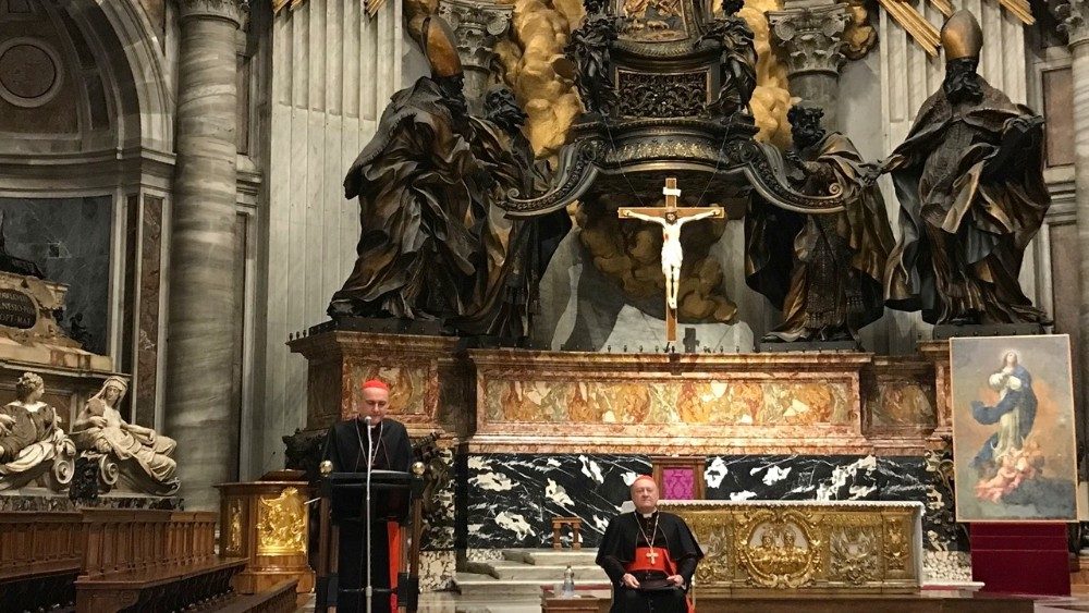 Il saluto introduttivo del cardinale Mauro Gambetti, Arciprete della Basilica papale di San Pietro