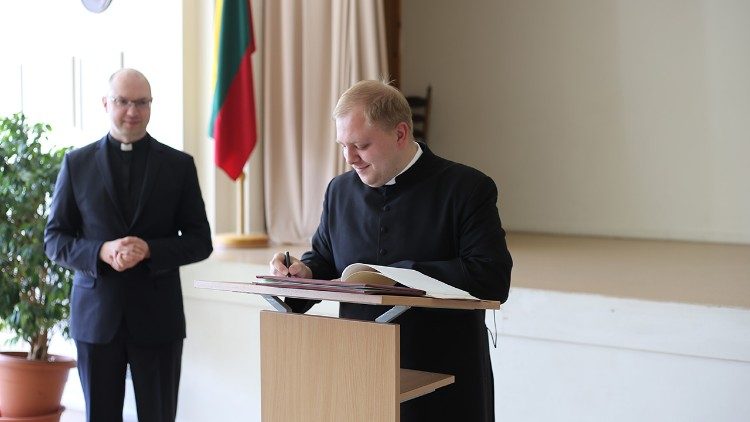 Kun. Darius Graževič (Vilniaus šv. Juozapo kunigų seminarijos nuotrauka)