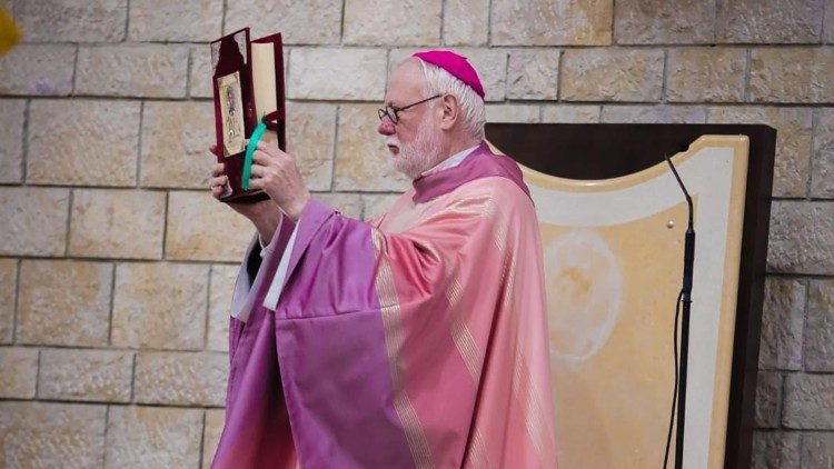 Monsignor Paul Richard Gallagher in Albania