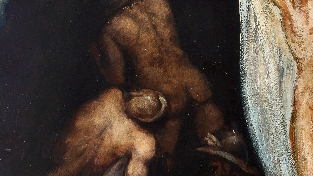 Emile Bernard, Résurrection (Resurrezione), 1925-30, olio su cartone, Collezione d’arte moderna e contemporanea © Musei Vaticani (dettaglio)