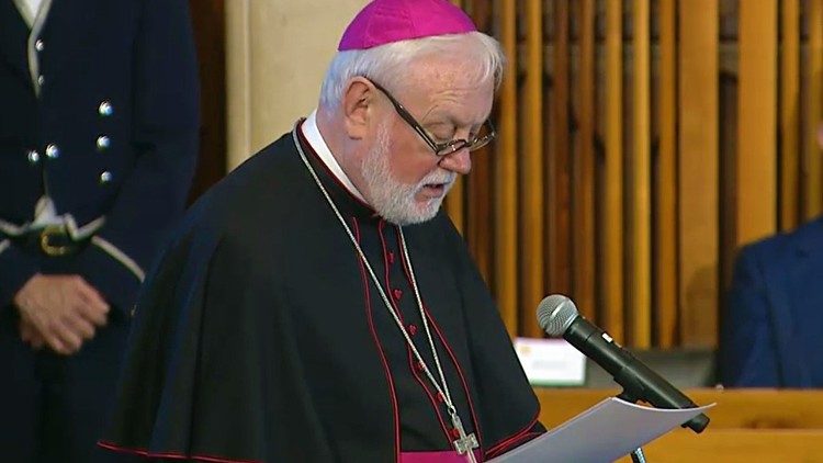 Mgr Paul Richard Gallagher, secrétaire du Saint-Siège pour les Relations avec les États et les organisations internationales. 