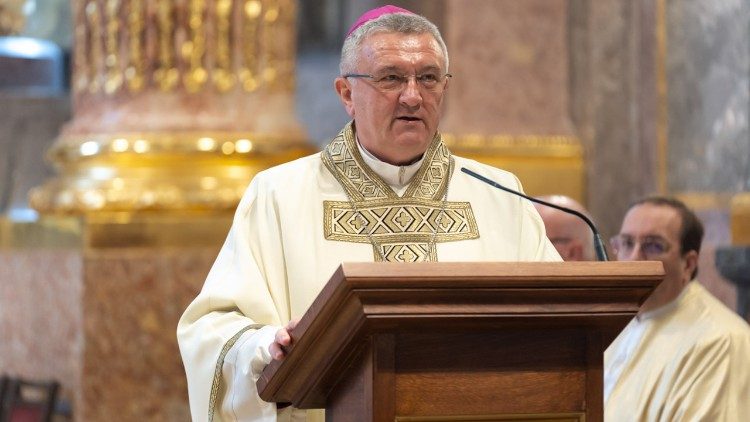 2023.04.21 Mons. Andras Veres presidente della Conferenza Episcopale Ungherese