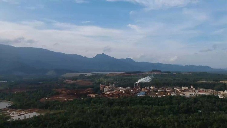 The Rio Tuba mine and a processing facility in Palawan, Philippines. (Kimberly dela Cruz, 2021)