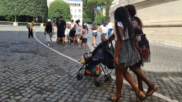 La passeggiata nei Giardini Vaticani