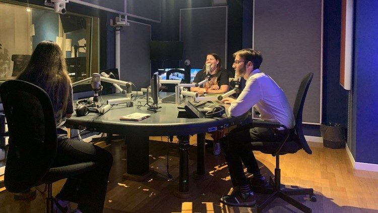 The interview at Vatican News' offices