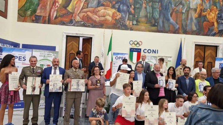 Un momento delle premiazioni durante l'Ambassador of Freedom 2023