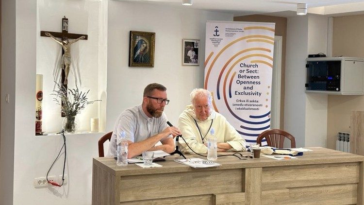 Padre Stanko Perica (a sinistra), con padre Timothy Radcliffe