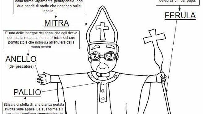 Una delle pagine del libretto "In viaggio con Papa Francesco"