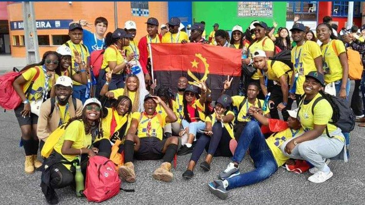 Angolan pilgrima at WYD 2023.