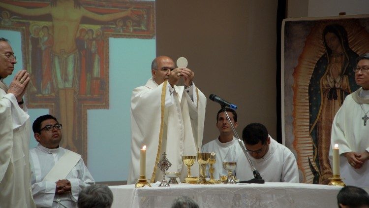 Misa de los Evangelizadores Digitales en la JMJ de Lisboa. 