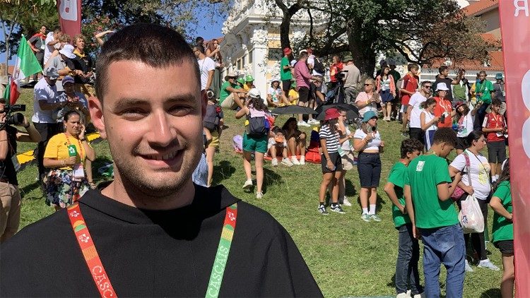 Fra Sebastiano Contri, 26 enne francescano conventuale alla Gmg