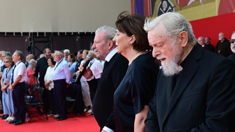 L'equipe internazionale del Cammino neocatecumenale: Kiko, Ascénsion e padre Mario