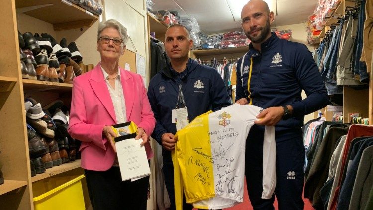 Bernice Brady meets with Vatican Cycling delegation