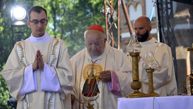 Cardinal Stanisław Dziwisz, Papal envoy at the celebration in Kodeń, Poland