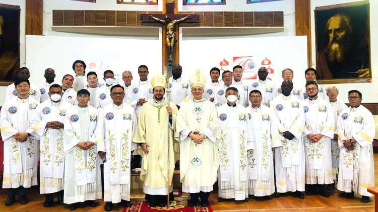 The Immaculate Heart of Mary congregation's missionaries in Mongolia