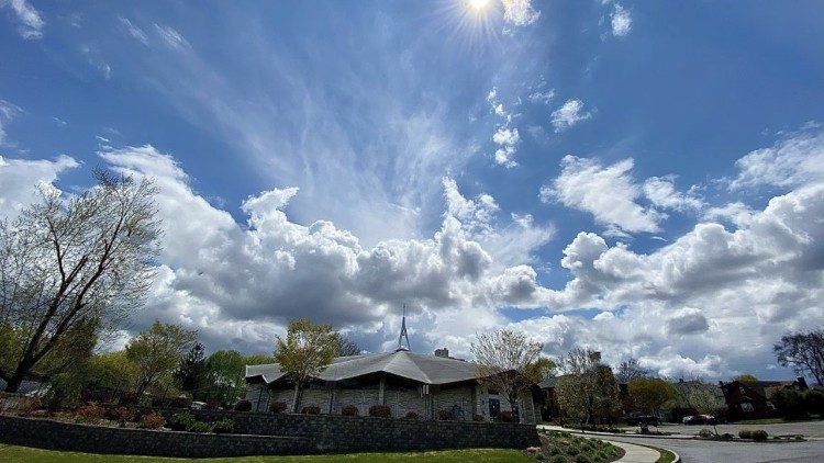 Una chiesa cattolica in Mongolia