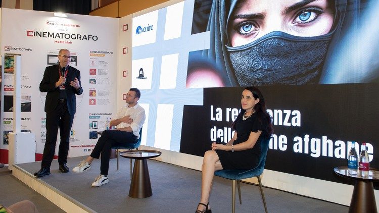 La presentazione del documentario "The dreamers" allo Spazio Cinematografo della Mostra del Cinema di Venezia. Foto di Stefano Micozzi