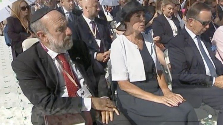 Il rabbino capo di Polonia Michael Schudrich alla beatificazione della famiglia Ulma