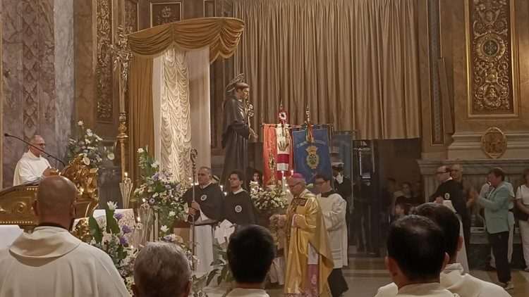 Un momento della celebrazione