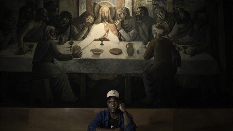 After two weeks of anguish and uncertainty, Roman Ebimene is starting a new life in Brazil, far from his Nigeria. He says that risking his life to the extreme was better than staying in his country (Photo copyright: Giovanni Culmone/Global Solidarity Fund).