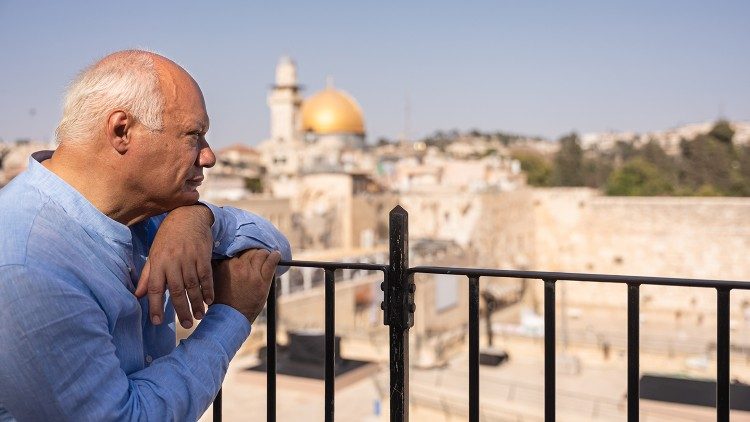 Eric-Emmanuel Schmitt a Gerusalemme nel 2022