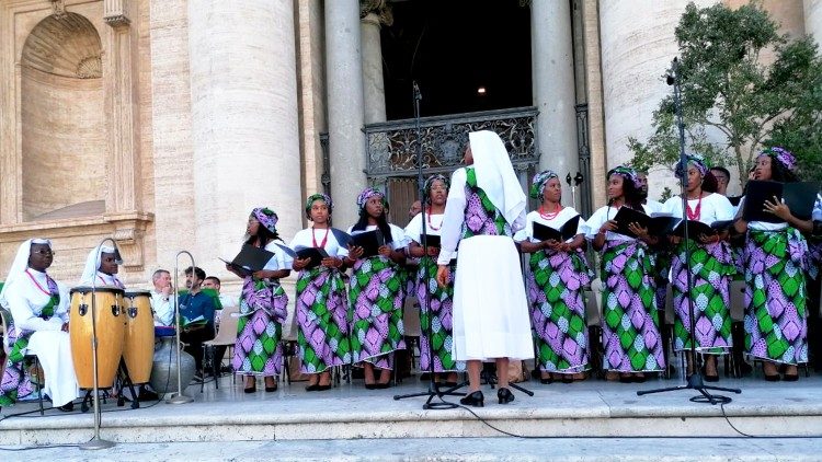 Nigerian Youth Choir at the Ecumenical Prayer Vigil.