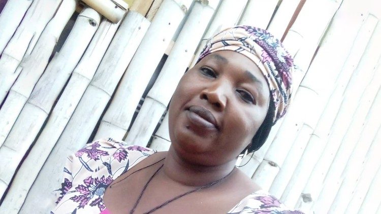 Mrs. Regina Samson, President of the Widows Association of St Rita in Maiduguri, Nigeria.