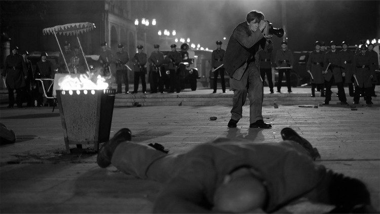 Una scena del film polacco "Figurant"