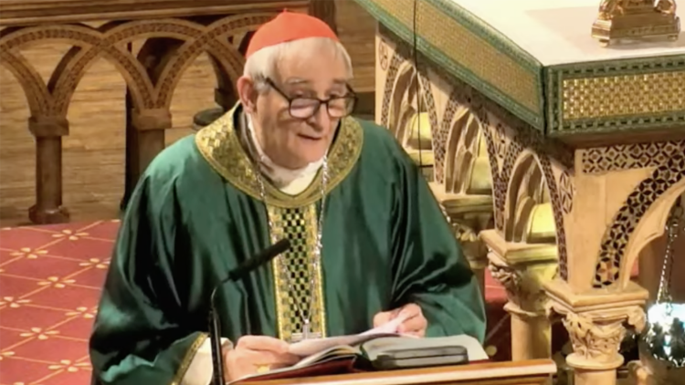 Il cardinale Matteo Zuppi ad Assisi