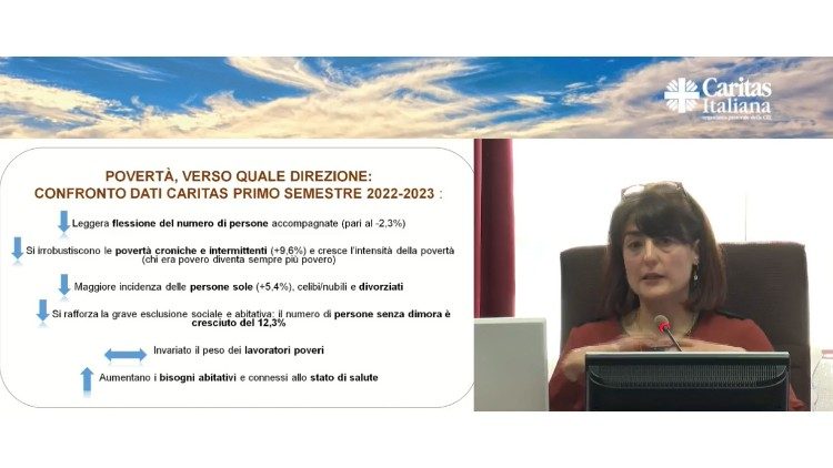 Federica De Lauso illustra i dati del Rapporto