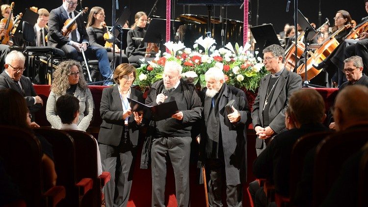La presentazione dell'opera sinfonica "il Messia"
