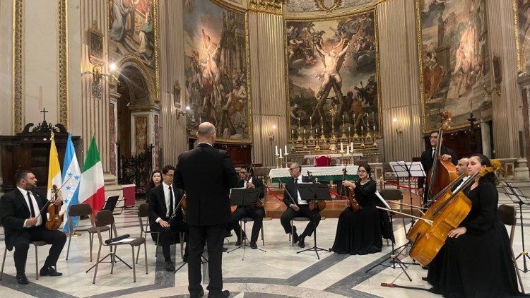 La orquesta Filarmónica de San Pedro Sula