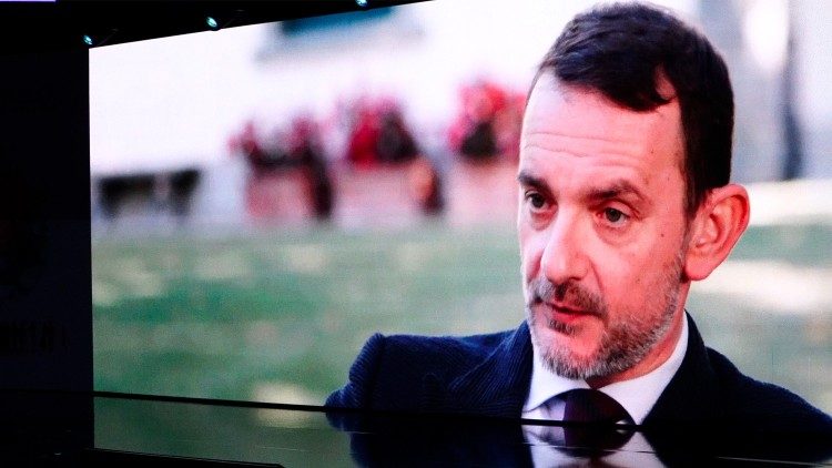 Massimo Mercati di Aboda in un video durante la premiazione 