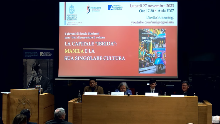 Una imagen de la presentación en la Pontificia Universidad Gregoriana