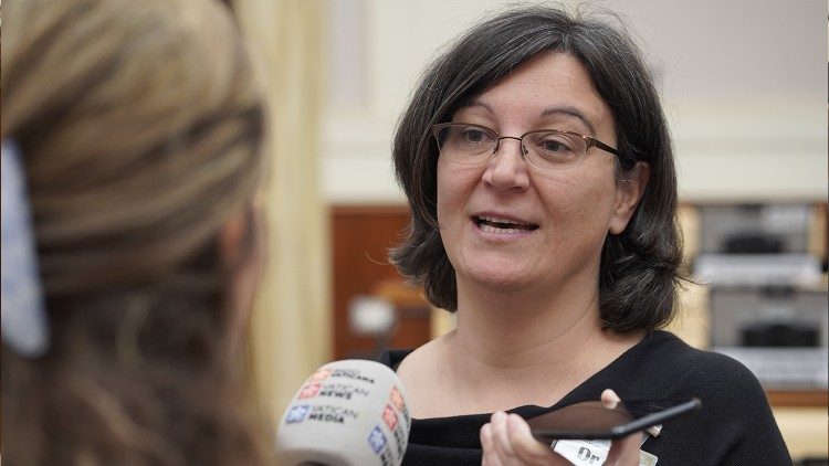 Dr. Antia Lamas-Linares spoke to Vatican News at the workshop