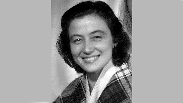 Un'immagine giovanile di Chiara Lubich, fondatrice del Movimento dei Focolari