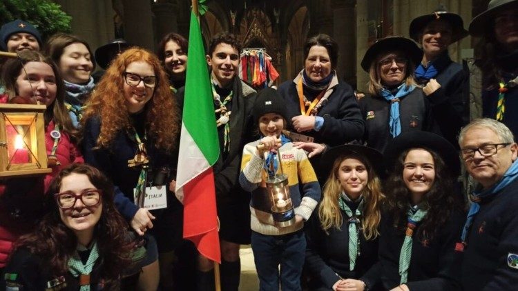 La delegazione italiana a Linz con Michael Putz