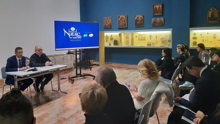 La conferenza stampa di presentazione del Concerto di Natale in Vaticano al Collegio Teutonico, in Vaticano